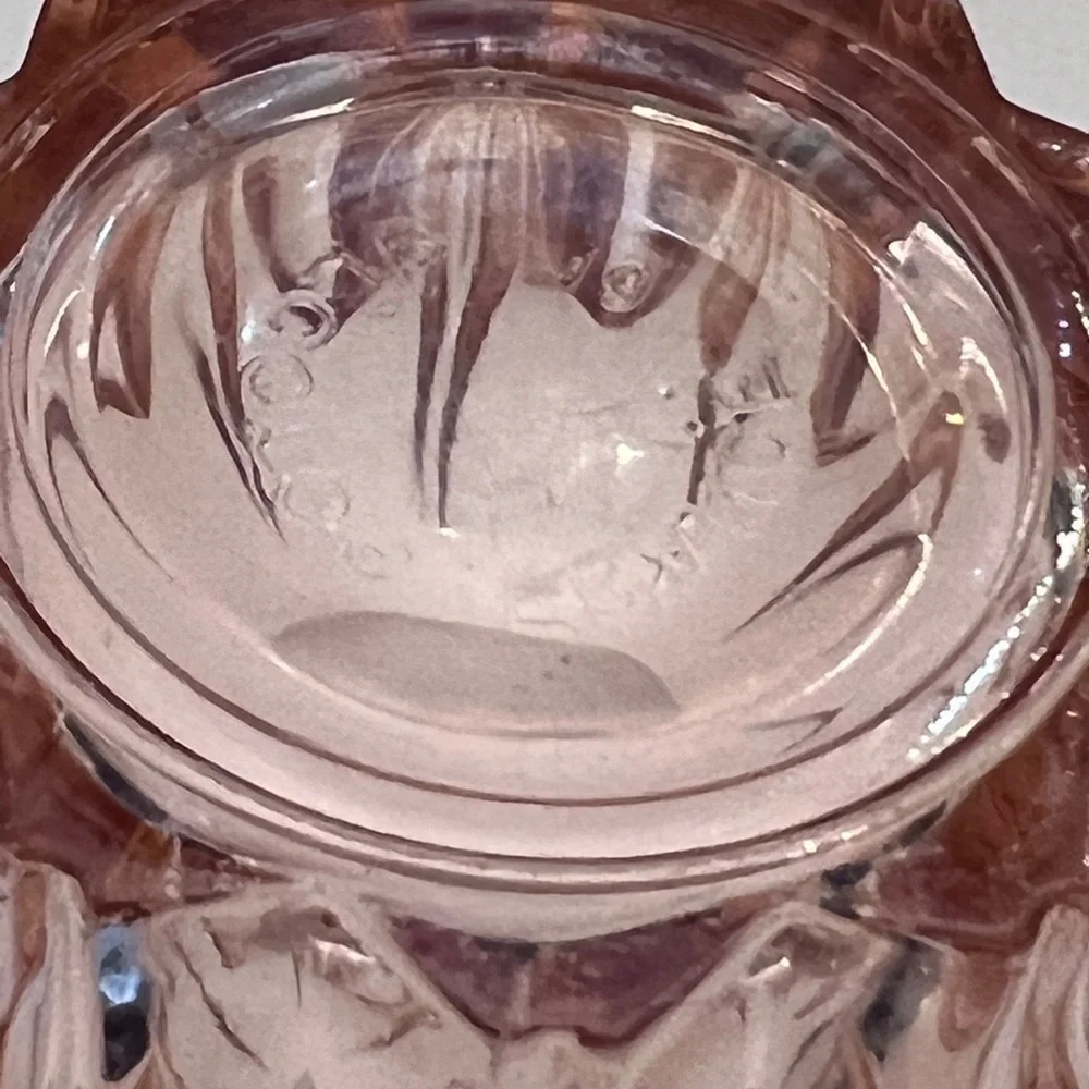Vintage France Glcoloc Set of 5 Pink Juice Glasses